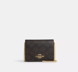 Mini Wallet On A Chain - original Coach - ShopVoo Egypt