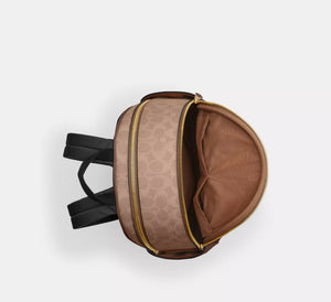 Court Backpack In Signature Tan Brown