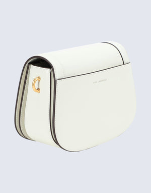 Karl Lagerfeld White K/Lock Medium Crossbody Bag - Karl Lagerfeld product image 3