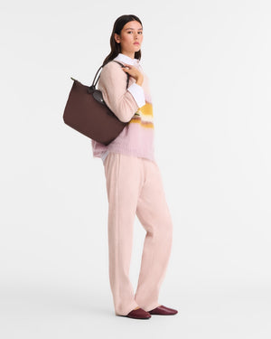 Le Pliage Green M Tote bag Mocha