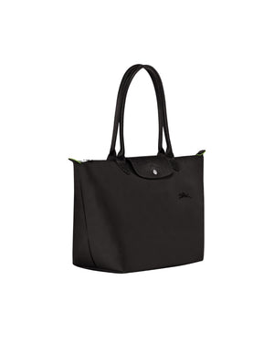 Le Pliage Green M Tote bag Black