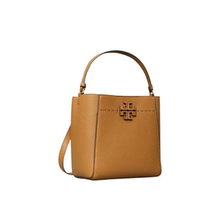 Tory Burch McGraw Small Bucket Bag Tiramisu