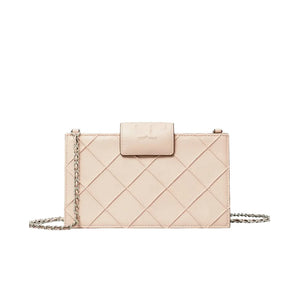 Tory Burch Mini Fleming Soft Chain Wallet Soft Pink