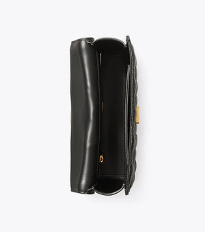 Tory Burch Small Fleming Convertible Shoulder Bag Black