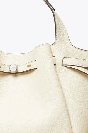 Tory Burch Small Romy Tote Light Cream