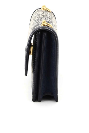 Tory Burch T Monogram Jacquard Mini Shoulder Bag Navy