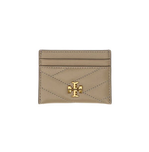 Kira Chevron Card Case Gray Heron