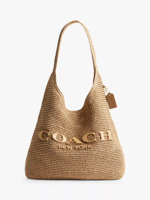 Brooklyn Shoulder Bag 39 Brass/Natural