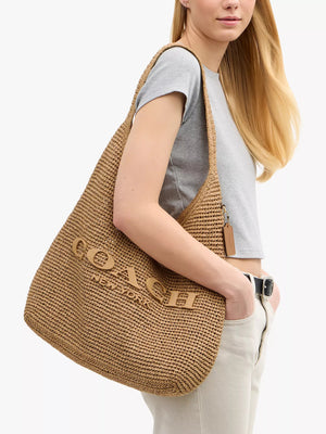 Brooklyn Shoulder Bag 39 Brass/Natural