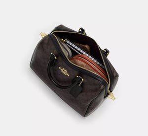 Rowan Large Satchel Bag In Signature Canvas