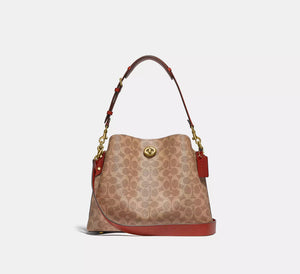 Willow Shoulder Bag In Signature Canvas