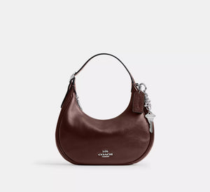 Emily Shoulder Bag crinkle leather/Silver/Maple