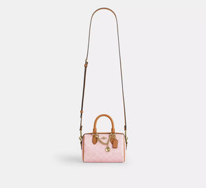 Mini Rowan Crossbody Bag In Signature Canvas With Charms