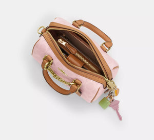 Mini Rowan Crossbody Bag In Signature Canvas With Charms