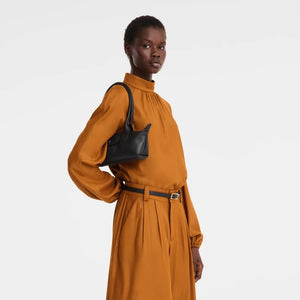 Le Pliage Xtra M Shoulder bag Black - Leather