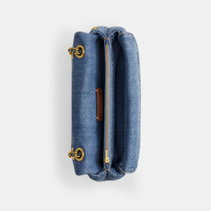 Tabby Shoulder Bag 26 With Pillow Quilting Denim