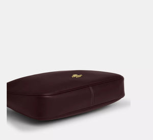 Ella Shoulder Bag smooth leather/Gold/Espresso