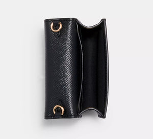 Mini Wallet On A Chain In Black