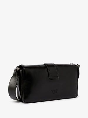 Soft Love Slouchy Fringe Shoulder Bag / Black