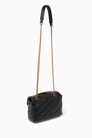 Love Mini Puff Maxy Quilt In Black