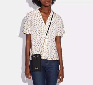 Phone Crossbody In Black