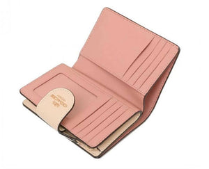 Medium Corner Zip Wallet in Signature Canvas with Floral Print