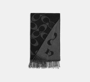 Signature Oversized Muffler Black