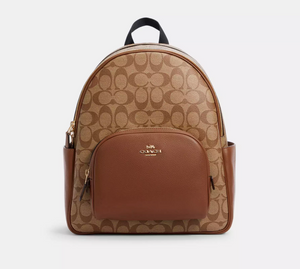 Court Backpack in Signature Canvas - original Coach - ShopVoo Egypt