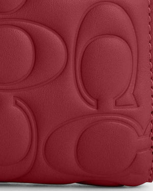 Medium Corner Zip Wallet With Signature Leather – Original – Immediate Delivery Egypt