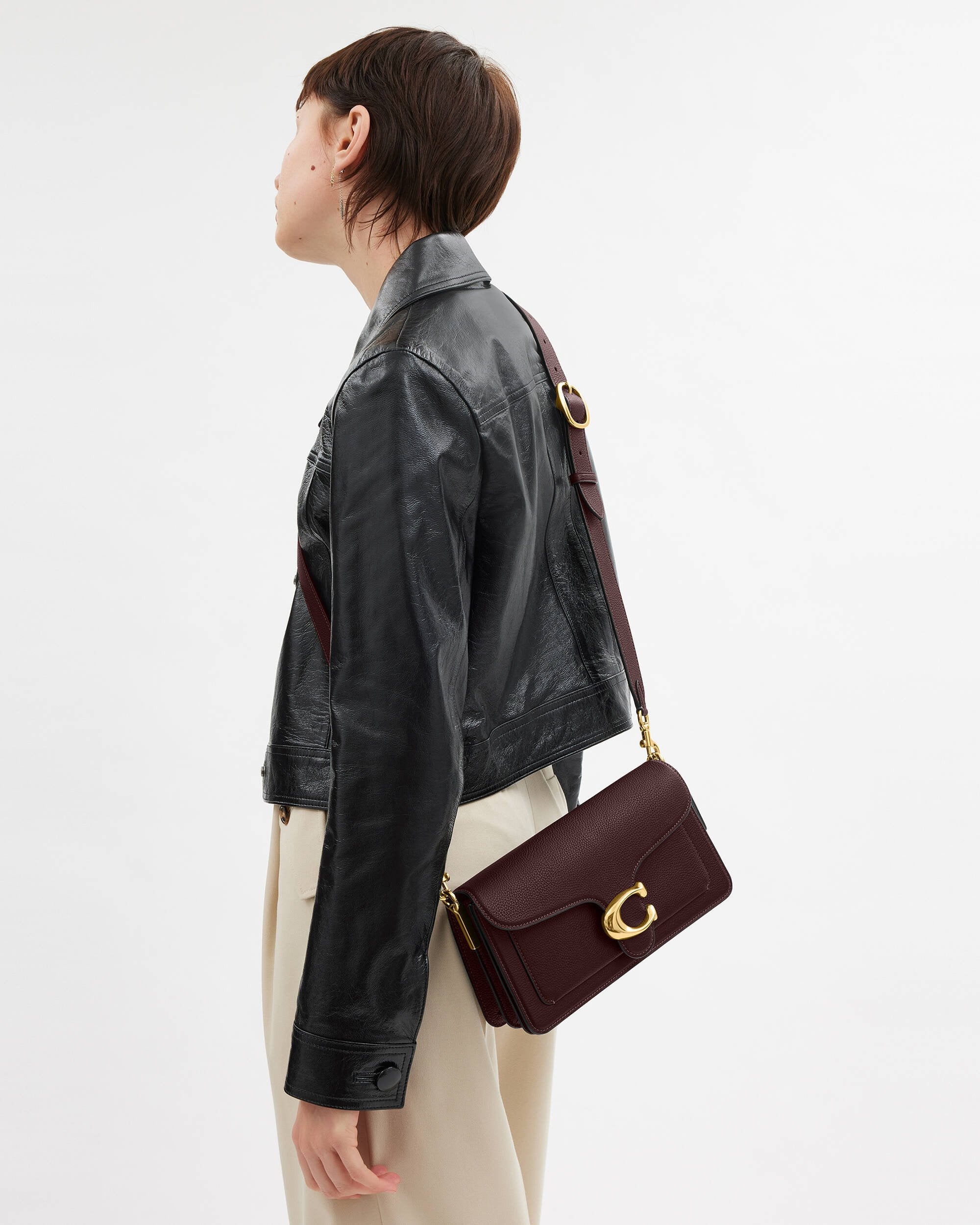 Tabby Shoulder Bag 26 in merlot leather - Coach product image 5