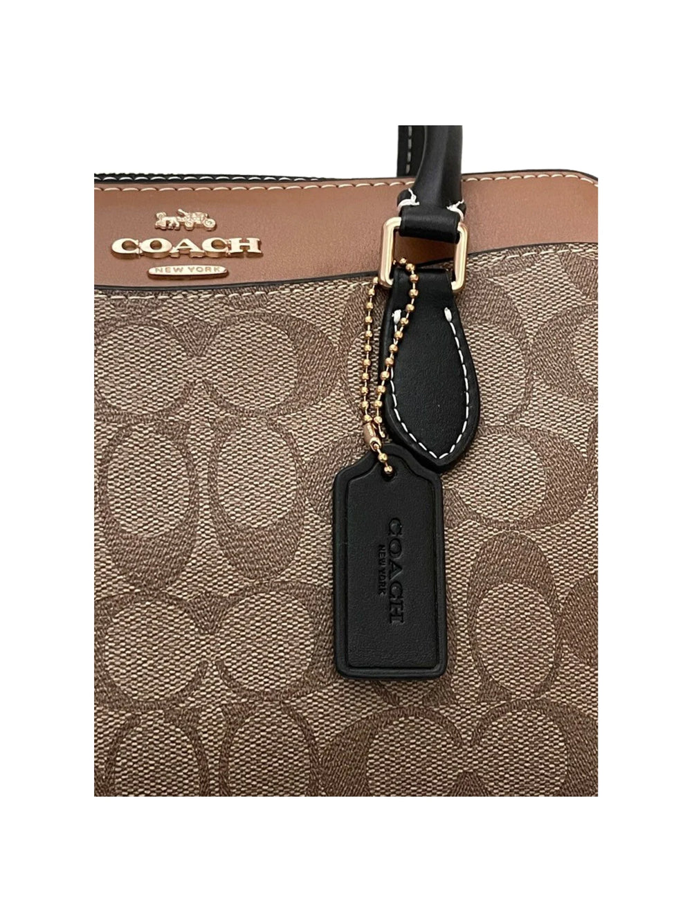 Signature Mini Darcie Carryall Crossbody Bag Khaki Multi - Coach product image 3