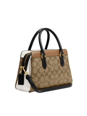 Signature Mini Darcie Carryall Crossbody Bag Khaki Multi - Coach product image 7