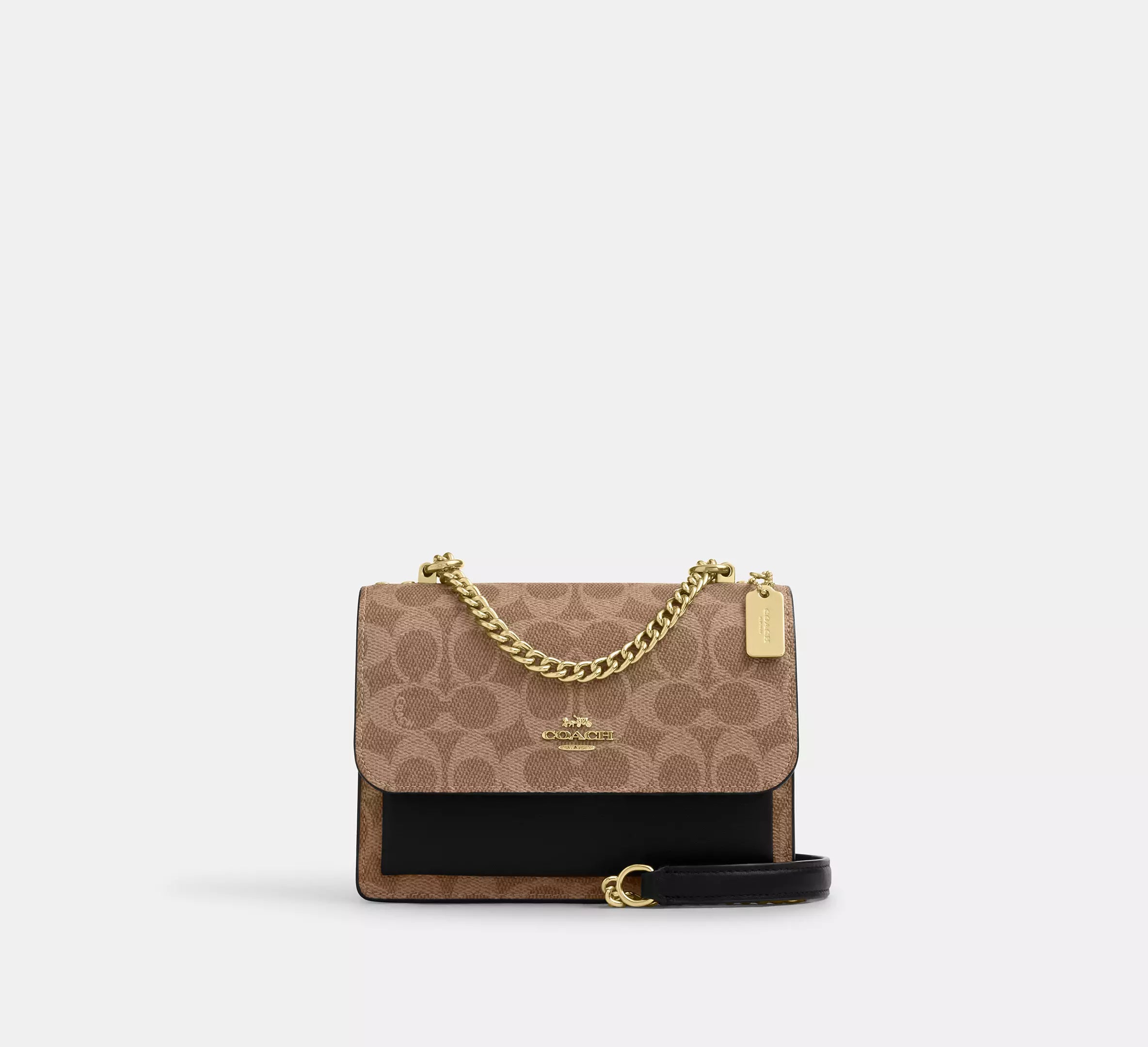Mini Klare Crossbody Bag in Signature Canvas Beige - Coach product image 1