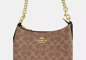 Teri Shoulder Bag in Signature Canvas Beige - Coach product image 2