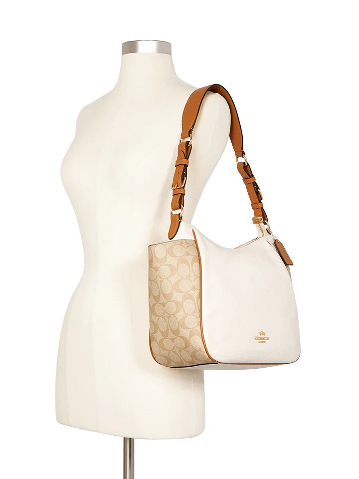 Rori Shoulder Bag in Colorblock Signature Canvas - Coach product image 2