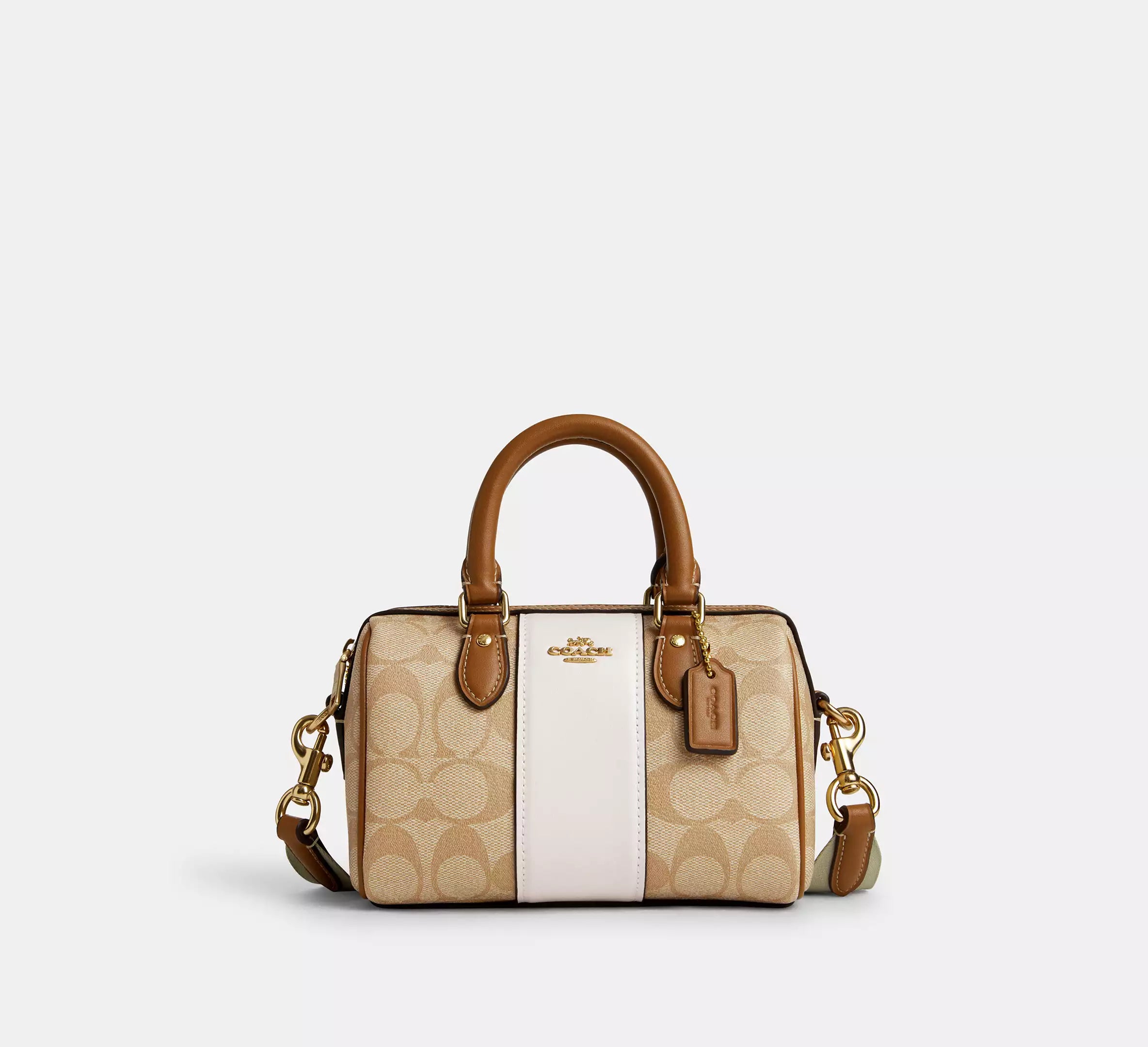 Mini Rowan Crossbody in Signature Canvas with Stripe - Coach product image 1