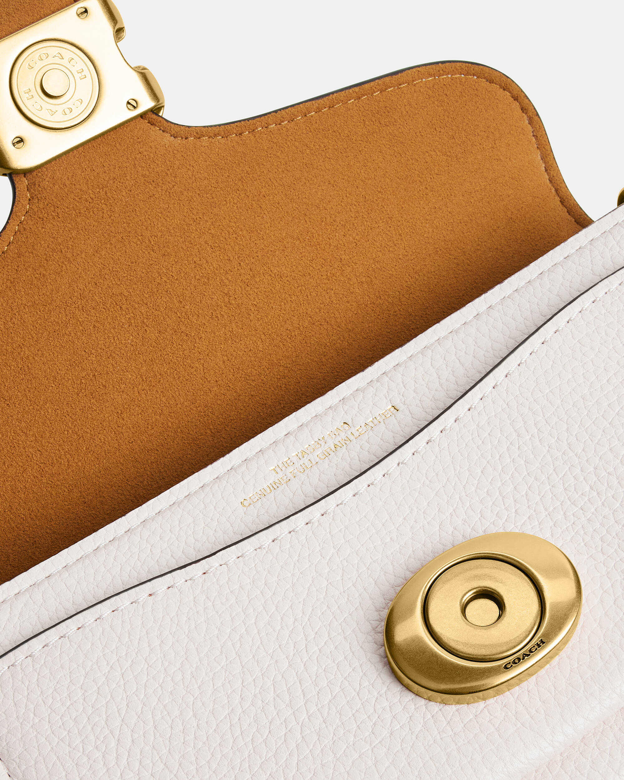 Tabby Chain Crossbody Bag 19 White