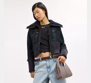 Lana Shoulder Bag 19 Brass/Ash