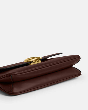 Jet Shoulder Bag in Dark Brown