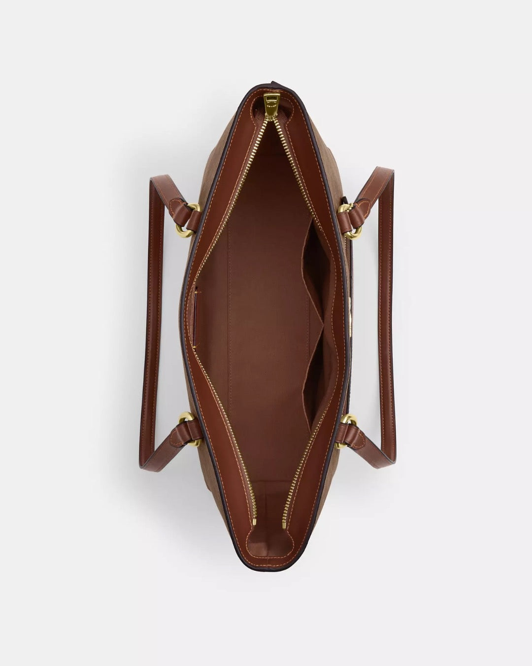 Station Tote Bag In Signature Tan Brown