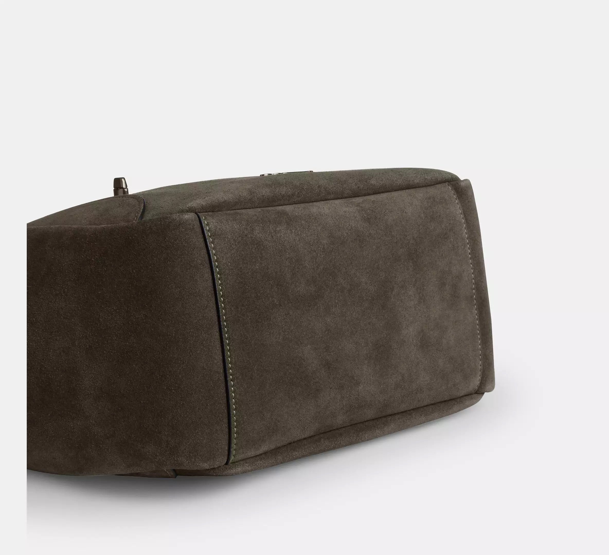 Hadley Turnlock Tote Bag /Army Green