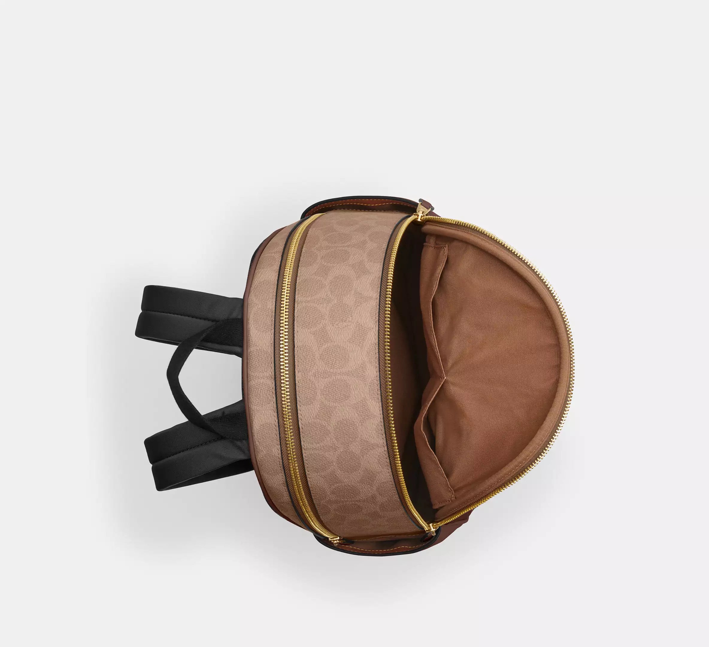 Court Backpack In Signature Tan Brown