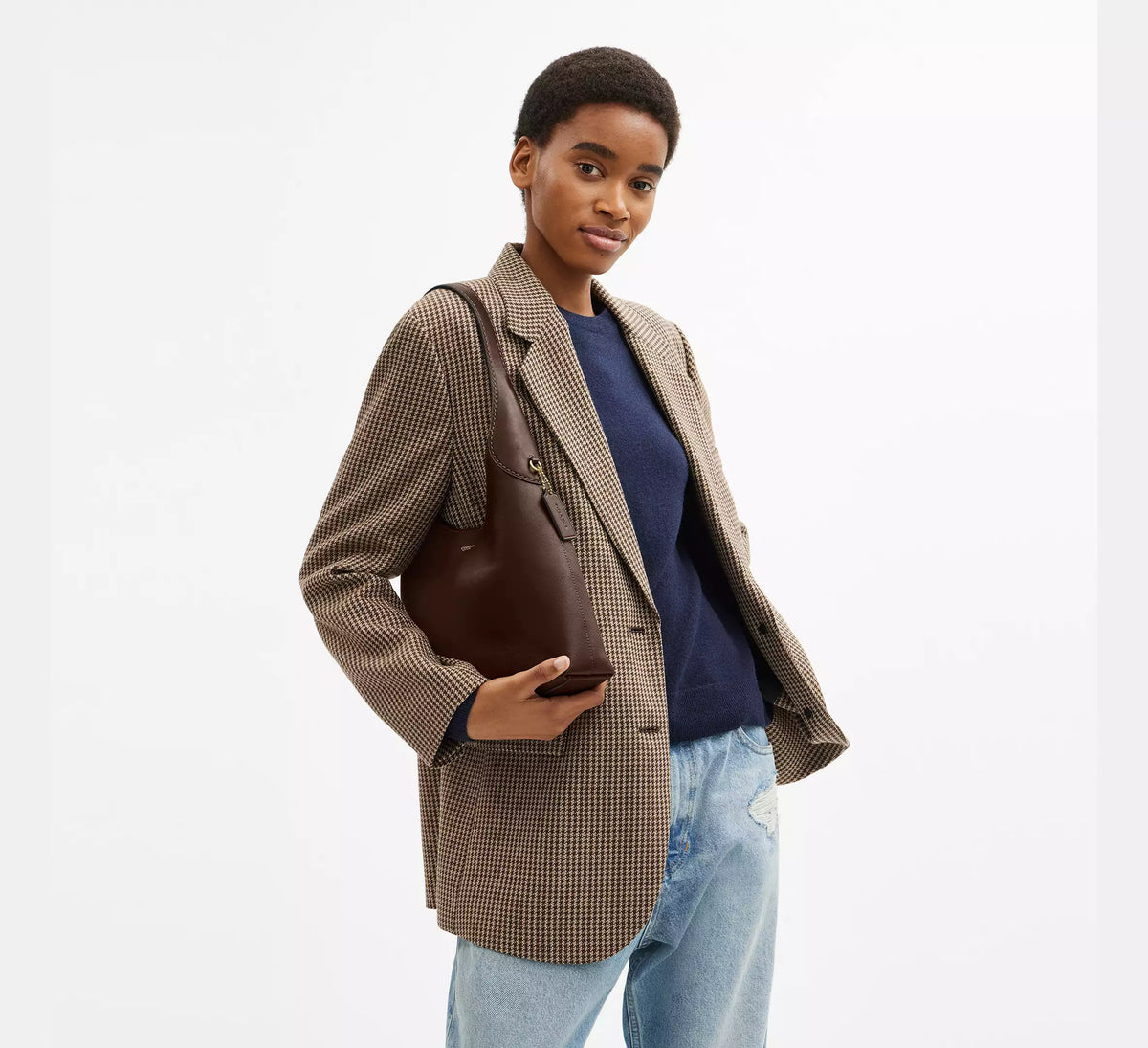 Brooklyn Shoulder Bag 28 brown