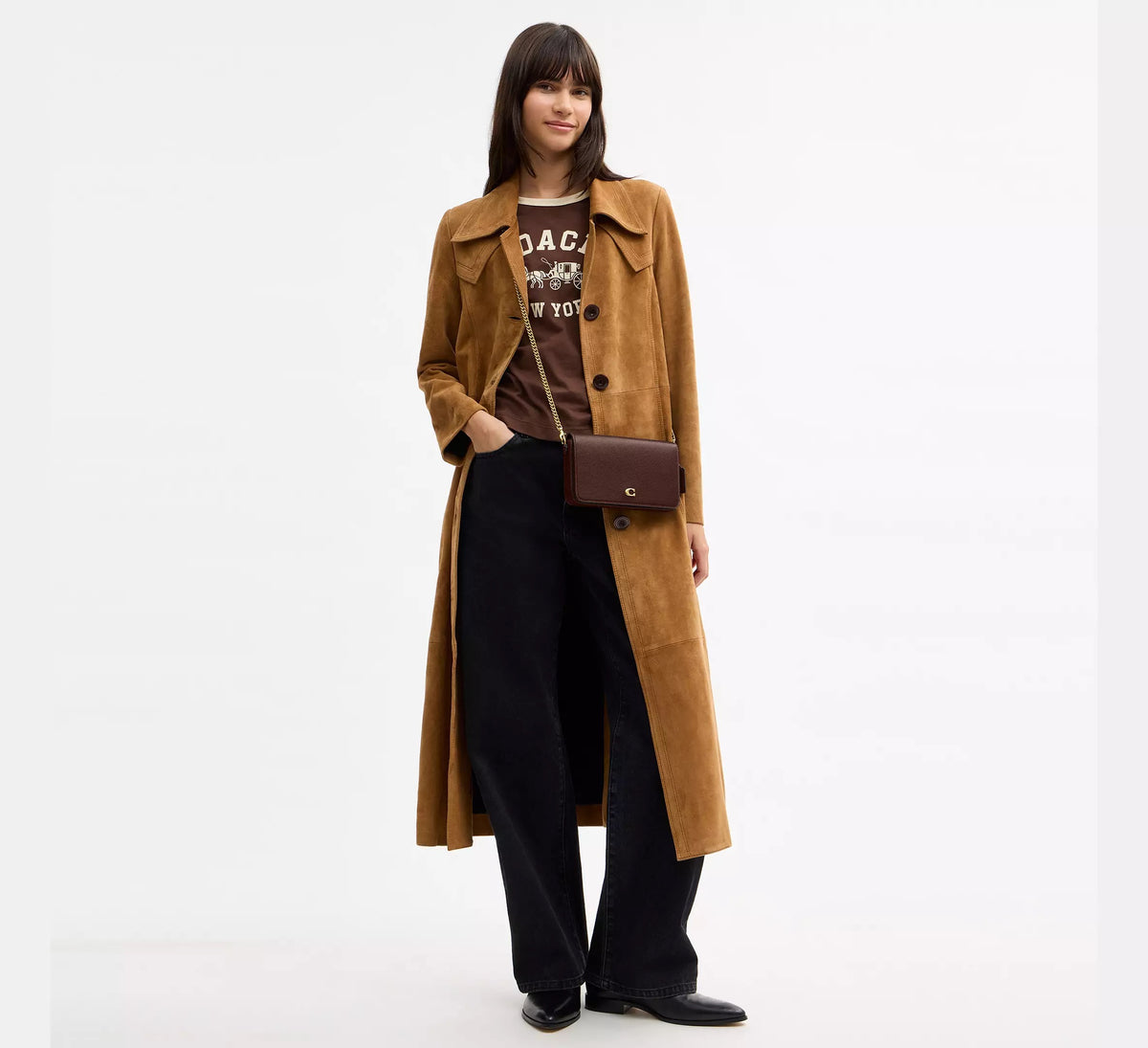 Mila Crossbody Bag With Signature Canvas