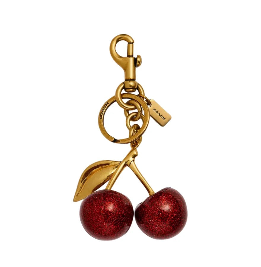 Cherry Bag Charm Red