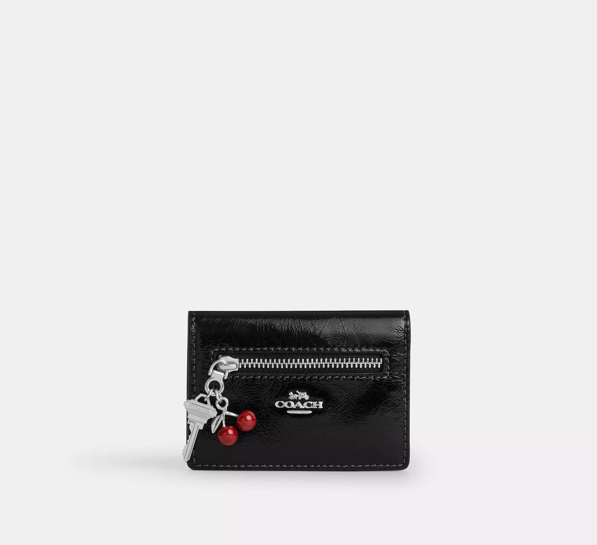 Card Case With Charms Black