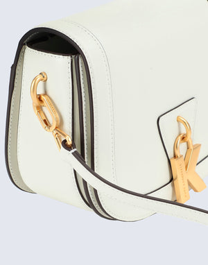 Karl Lagerfeld White K/Lock Medium Crossbody Bag - Karl Lagerfeld product image 2