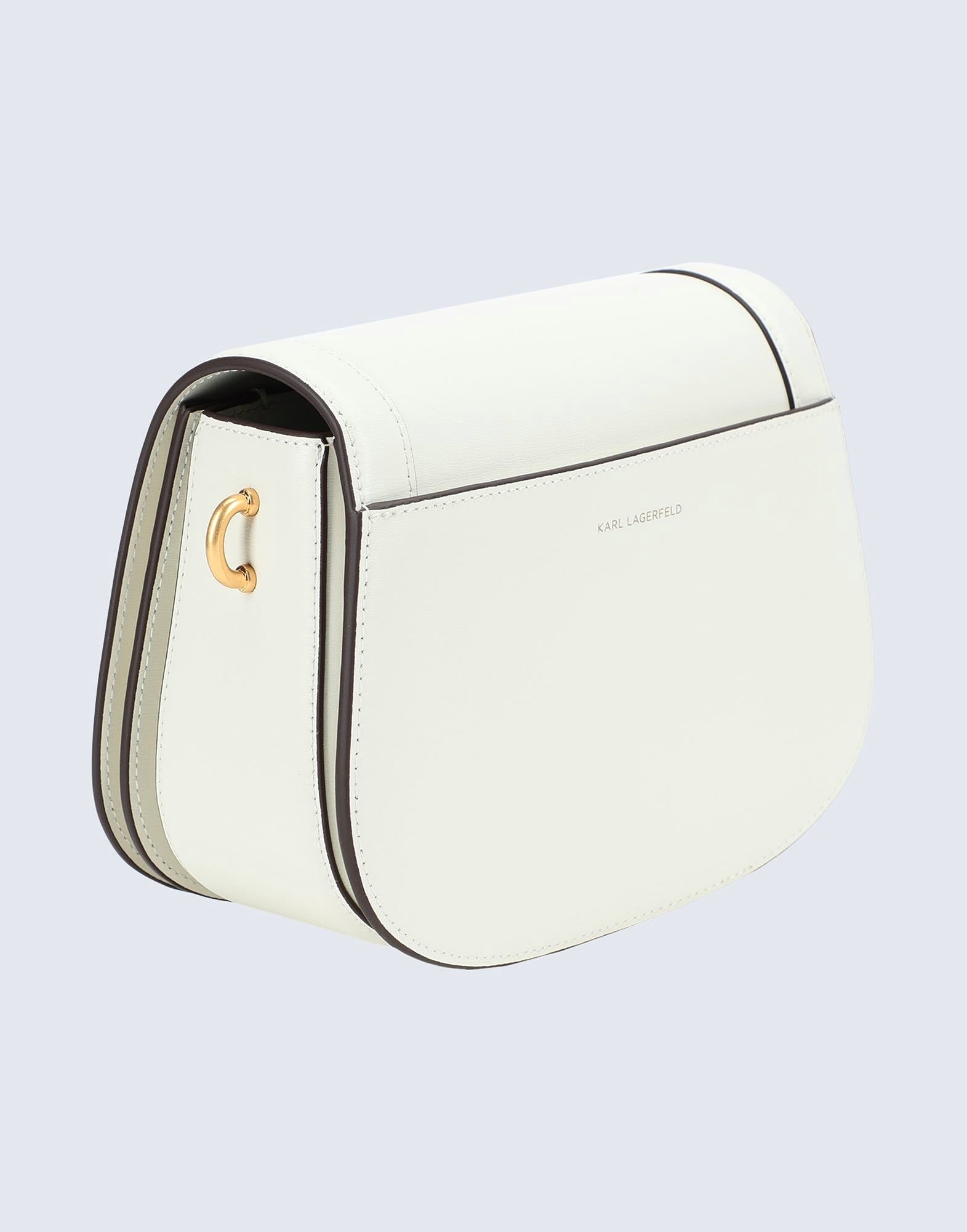 Karl Lagerfeld White K/Lock Medium Crossbody Bag - Karl Lagerfeld product image 3