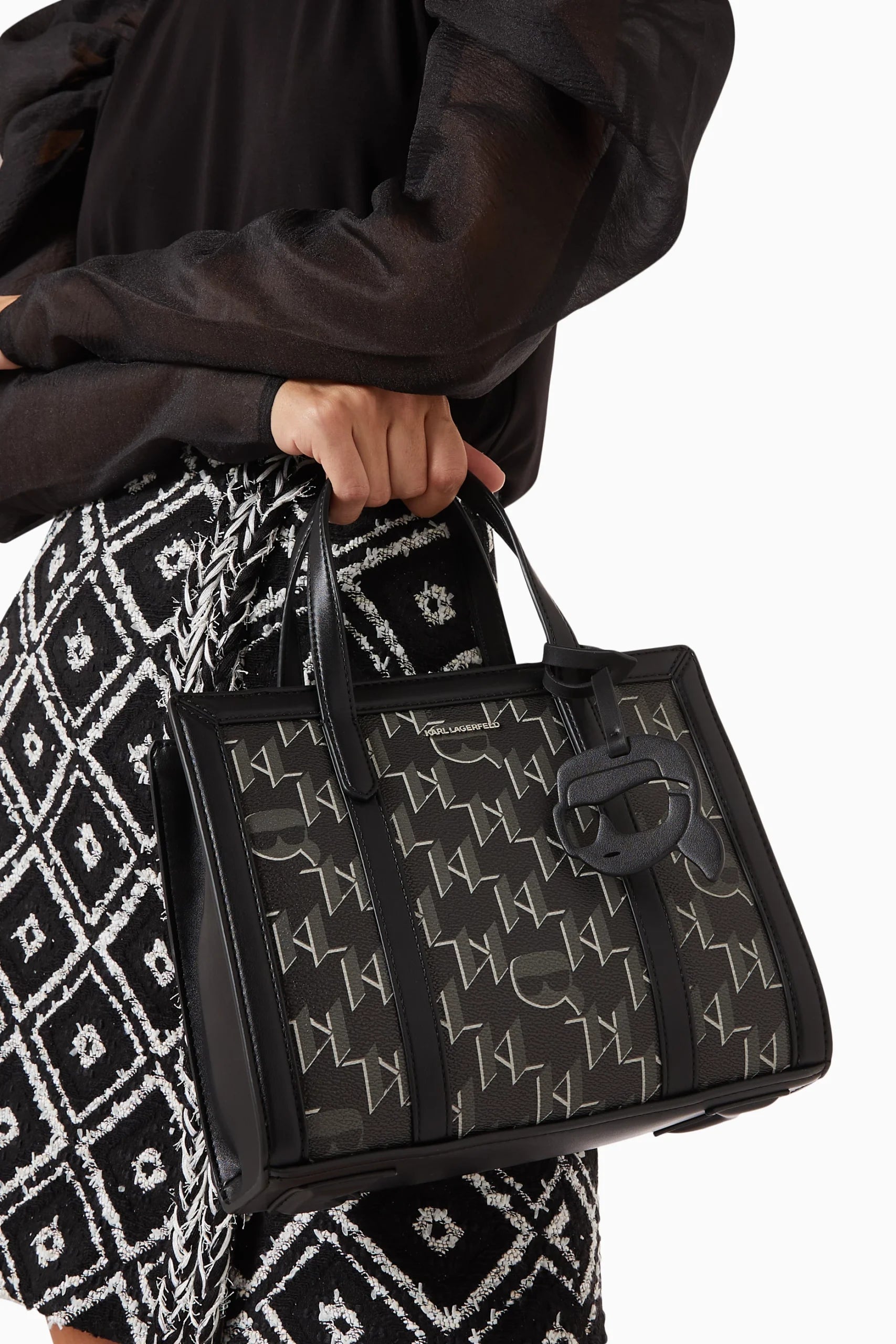 K/Ikonik 2.0 Monogram Tote Bag in black - Karl Lagerfeld product image 4