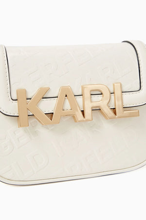 Karl Lagerfeld K/Letters embossed crossbody bag White - Karl Lagerfeld product image 4